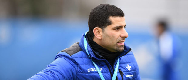 09.01.2020, xfux, Fussball 2.Bundesliga, SV Darmstadt 98 Training, emonline, emspor, v.l. Trainer Dimitrios Grammozis (S