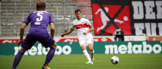 VfB Stuttgart - VfL Osnabrück Pascal Stenzel (VfB Stuttgart) Deutschland, Stuttgart, 07.06.2020, Fussball, 2. Bundesliga