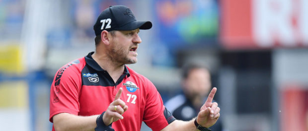SC Paderborn 07 vs SV Werder Bremen, 13.06.2020 Trainer Steffen Baumgart (Paderborn) Paderborn, 13.06.2020, Fussball Bu