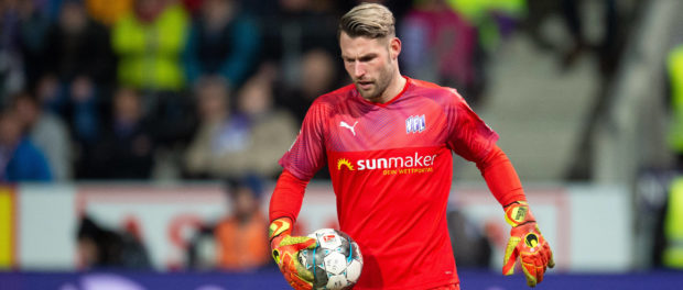 Osnabrück, Deutschland 21.02.2020: 2. Bundesliga - 2019/2020 - VfL Osnabrueck vs. FC Erzgebirge Aue Philipp Kühn (Osnabr