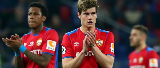 MOSCOW RUSSIA APRIL 24 2019 FC CSKA Moscow s Jaka Bijol C after their 2018 19 Russian Premier