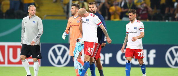 Dresden - Hamburger SV / DFB Pokal 14.09.2020 Dresden, 14.09.2020, Rudolf-Harbig Stadion, Fussball, DFB Pokal, 1.Runde ,