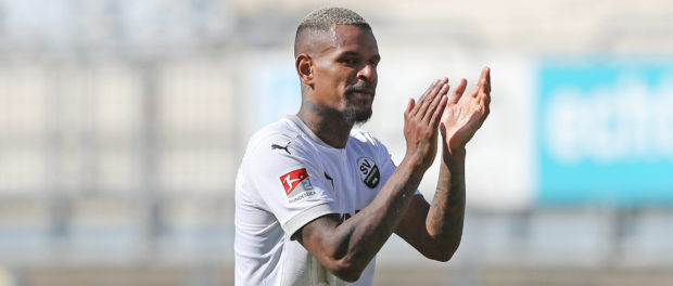 19.09.2020, xtvx, Fussball 2.Bundesliga, SV Sandhausen - SV Darmstadt 98 emspor, emonline, deloka, v.l. Daniel Keita-Rue