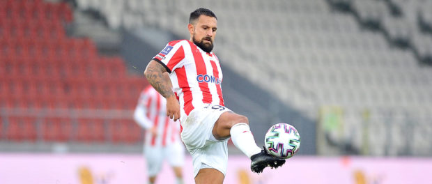 2020.10.17 Krakow Pilka nozna, PKO BP Ekstraklasa, sezon 2020/2021 Cracovia Krakow - Piast Gliwice N/z Marcos Alvarez Fo