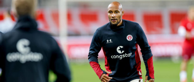Hamburg, 19. Oktober 2020 - Fußball, 2. Bundesliga 2020/21, FC St. Pauli - 1. FC Nürnberg: Christopher Avevor (FC St. Pa