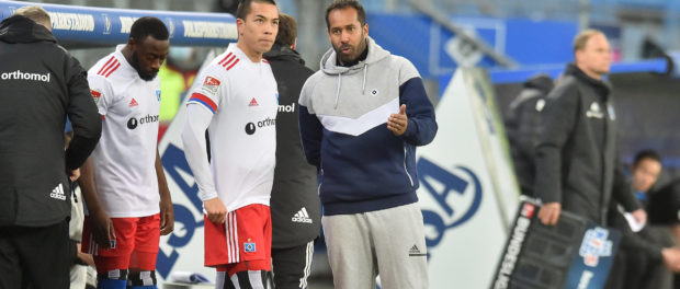 Fußball - 2. Bundesliga - 16. Spieltag: Hamburger SV - VfL Osnabrück am 18.01.2021 im Volksparkstadion in Hamburg Traine