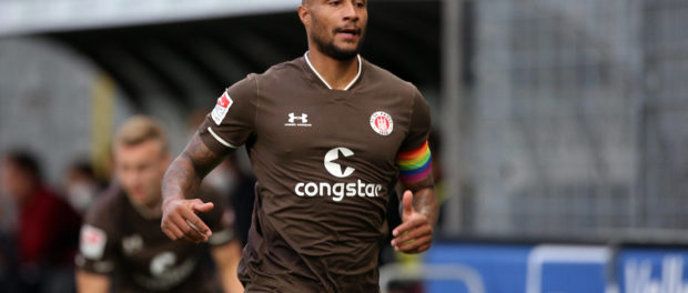 Christopher Avevor (6, St.Pauli), Fußball, 2. Bundesliga, 3. Spieltag, SV Sandhausen - FC St. Pauli, 02.10.2020, Stadion