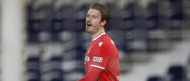 12.02.2021, HDI-Arena, Hannover, Ligaspiel, 2. Bundesliga, Hannover 96 vs SC Paderborn 07, im Bild Hendrik Weydandt (9,