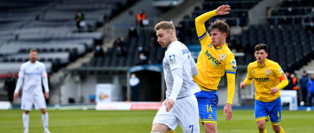20.03.2021, xfux, Fussball 2.Bundesliga, Eintracht Braunschweig - SV Darmstadt 98, emonline, emspor, v.l. Felix Platte