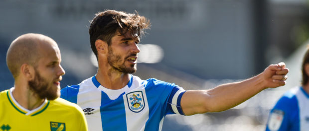 Mandatory Credit: Photo by Greig Cowie/BPI/Shutterstock (10773781bl) Christopher Schindler of Huddersfield Town and Teem