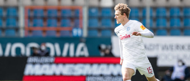2. Fussball Bundesliga, VfL Bochum - Holstein Kiel; 03.04.2021 Johannes van den Bergh (Holstein Kiel, 15) 2. Fussball Bu