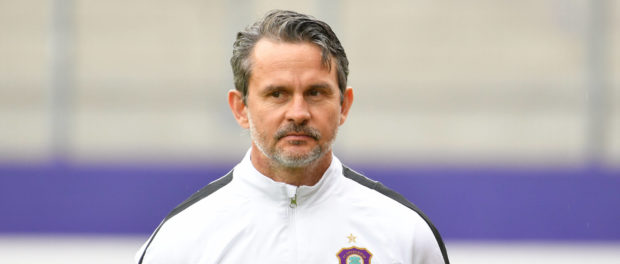 Dirk Schuster (Trainer, FC Erzgebirge Aue), FC Erzgebirge Aue vs. FC St. Pauli, Fussball, 2. Bundesliga, 10.04.2021 DFL