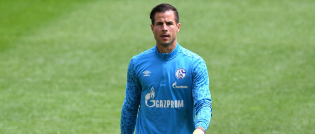 Fußball 1. Bundesliga 33. Spieltag FC Schalke 04 - Eintracht Frankfurt am 15.05.2021 in der Veltins Arena in Gelsenkirch