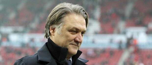 v li Dietmar Beiersdorfer Hamburger SV Portrait Porträt Fussball Bundesliga 1 FSV Mainz 05