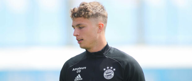 Muenchen, Deutschland 16. Mai 2021: 3. Liga - 2020/2021 - TSV 1860 Muenchen vs. FC Bayern Muenchen II Fiete Arp (FC Baye