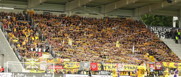 Aue, 29.09.2019, Erzgebirgsstadion, Fussball, 2.Bundesliga, 8.Spieltag , FC Erzgebirge Aue vs. SG Dynamo Dresden 4:1 (3: