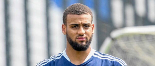 Josha Vagnoman ( HSV ) ( Silkeborg ) Deutschland , Hamburg , Trainingsplätze am Volksparkstadion , Fussball , Test , Ham