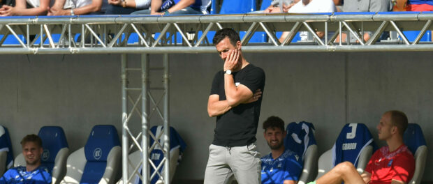 25.09.2021, xblx, Fussball 2.Bundesliga, Karlsruher SC - FC St.Pauli emspor, v.l. Trainer Christian Eichner (Karlsruher