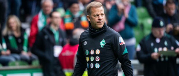 BREMEN, GERMANY - OCTOBER 30: Head coach Markus Anfang of SV Werder Bremen disappointed during the Second Bundesliga mat