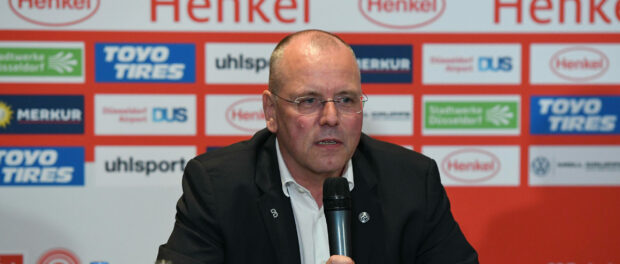 Fußball 2. Bundesliga Vorstellung von Klaus Allofs als neues Vorstandsmitglied am 28.09.2020 in der Merkur Spiel-Arena i