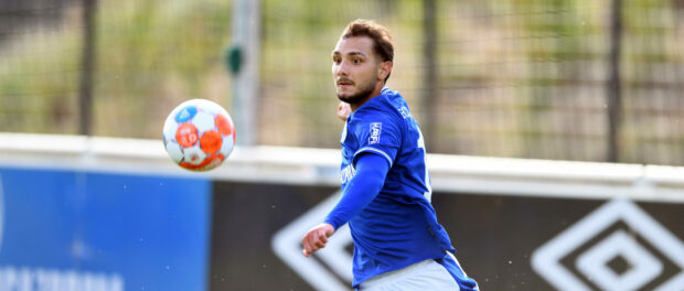 Testspiel: FC Schalke 04 - PSV Wesel-Lackhausen 23.06.2021. Ahmed Kutucu (S04) Aktion. DFL REGULATIONS PROHIBIT ANY USE