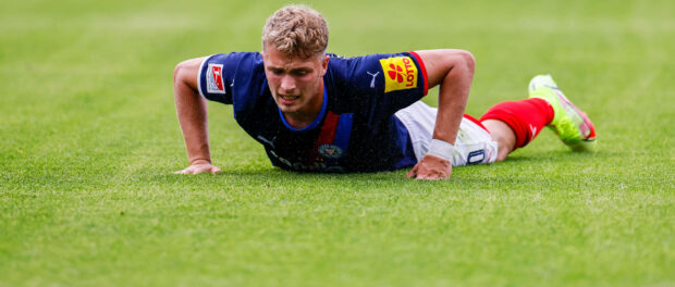 Hamburg, 14. August 2021 - Fußball, 2. Bundesliga 2020/21, Holstein Kiel - SSV Jahn Regensburg: Jann-Fiete Arp (Holstein