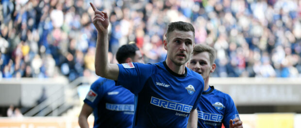 Paderborn, Benteler Arena, 12.03.22, GER, Herren, 2.Bundesliga, Saison 2021-2022, SC Paderborn 07 - Fortuina Duesseldorf
