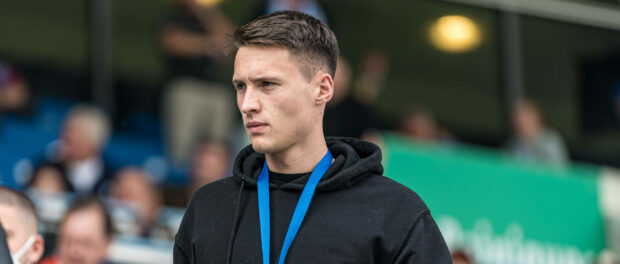 Rostock, Deutschland 12. September 2021: 2. BL - 2021/2022 - FC Hansa Rostock vs. SV Darmstadt 98 Maurice Litka (Hansa R