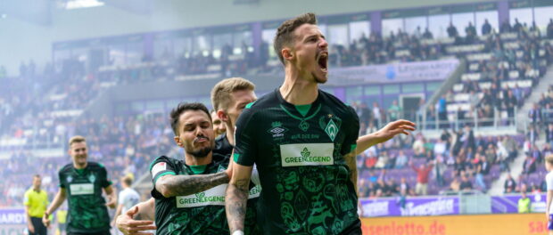 GER, 2. FBL, FC Erzgebirge Aue vs SV Werder Bremen / 08.05.2022, Erzgebirgsstadion, Aue, GER, 2. FBL, FC Erzgebirge Aue