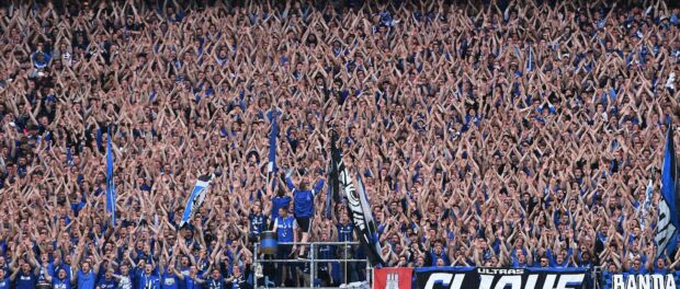 Fußball 1. Bundesliga Relegation Rückspiel Hamburger SV - Hertha BSC Berlin am 23.05.2022 im Volksparkstadion in Hamburg