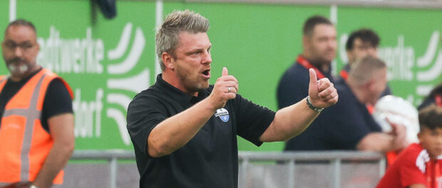 Lukas Kwasniok, Trainer Paderborn, Fortuna Duesseldorf vs. SC Paderborn 07, Fussball, 2. Bundesliga, 2. Spieltag, 22.07.