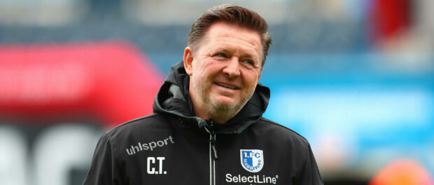 17.09.2022, xtgx, Fussball 2. Bundesliga, FC Hansa Rostock - 1. FC Magdeburg emspor, v.l. Christian Titz (Magdeburg, Tra