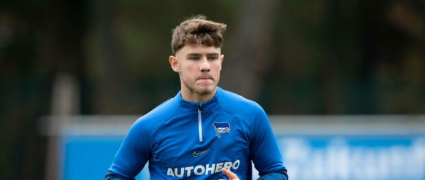 Fussball, Herren, Saison 2022/23, 1. Bundesliga, Hertha BSC, Training, Linus Gechter (Hertha BSC), 27.09. 2022, *** Foot
