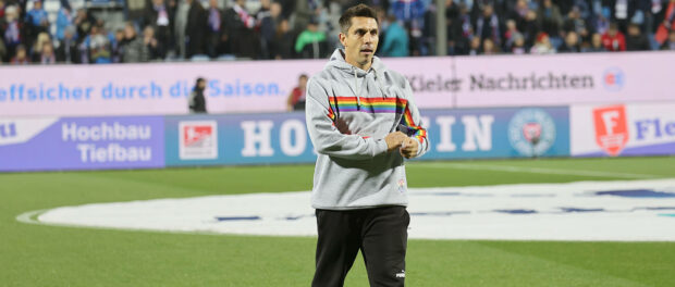 Cheftrainer Marcel Rapp (Holstein Kiel) Fussball, Herren, Saison 2022/2023, 2.BL, Holstein Kiel gegen Hannover 96 DFL RE