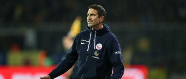 Trainer Patrick Glöckner (FC Hansa Rostock) - 2. Fußball Bundesliga Saison 2022-2023 Eintracht Braunschweig vs. FC Hansa