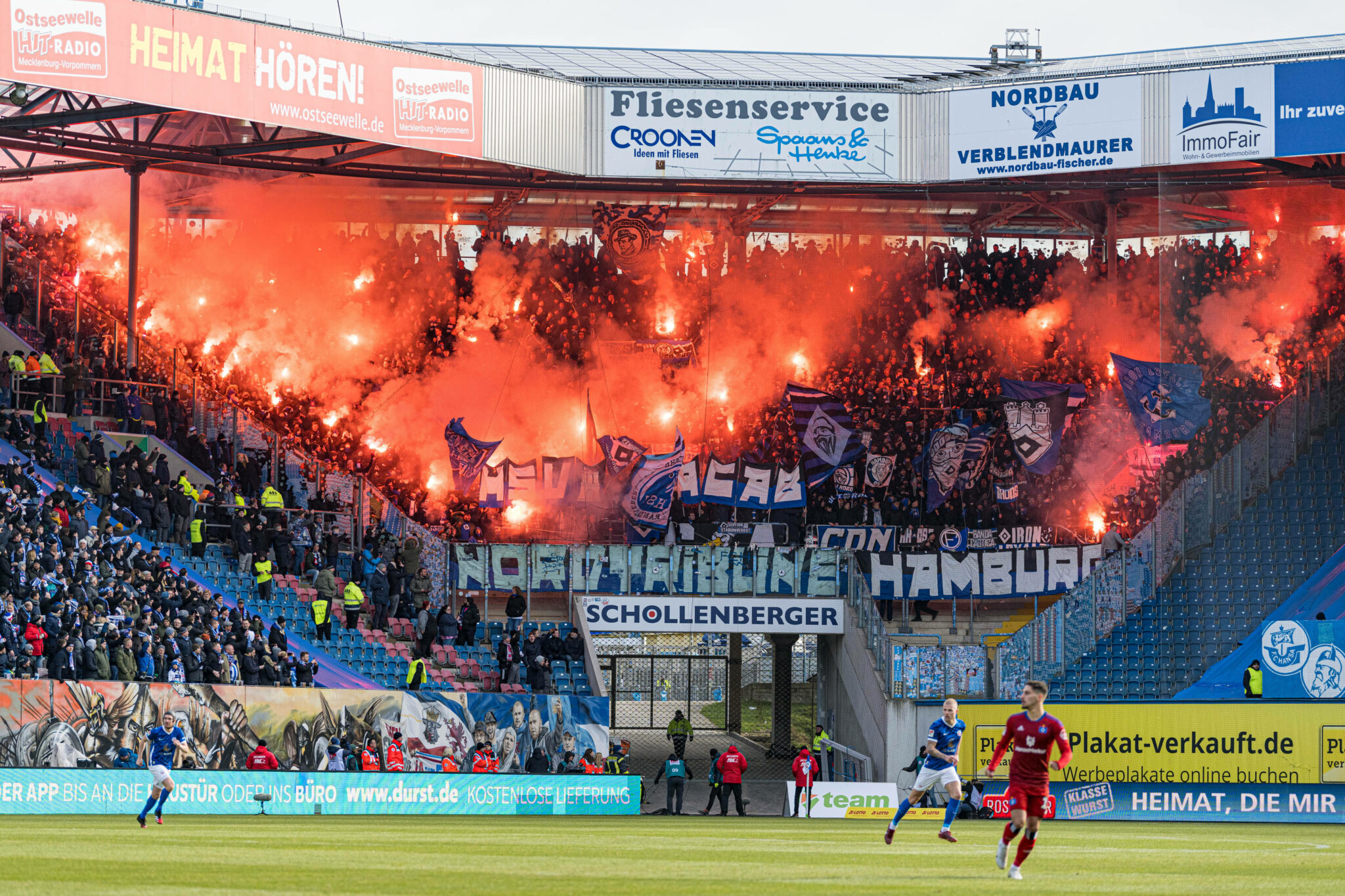 PyroVorfälle! Hohe Geldstrafe für den HSV