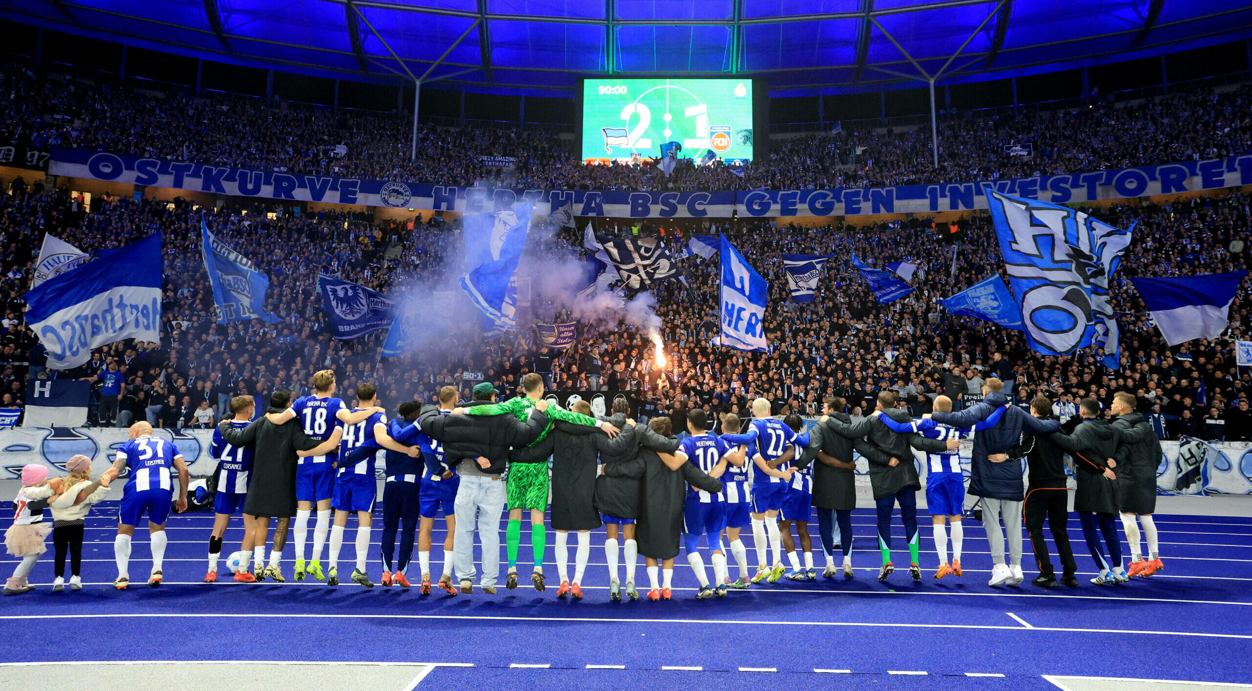 Hertha BSC im Glück und im Achtelfinale „Noch lauter als sonst!“